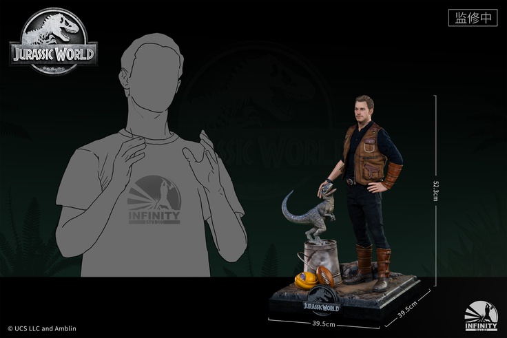 Owen and Baby Blue Statue - 1:4 Scale