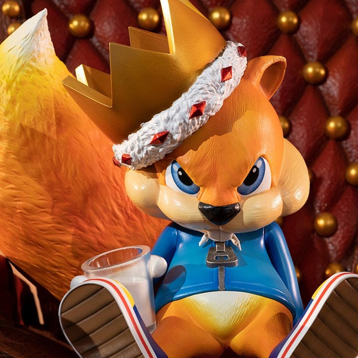 conker's bad fur day statue