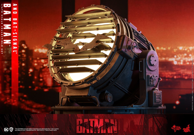 The Batman and Bat-Signal Set - 1:6 Scale