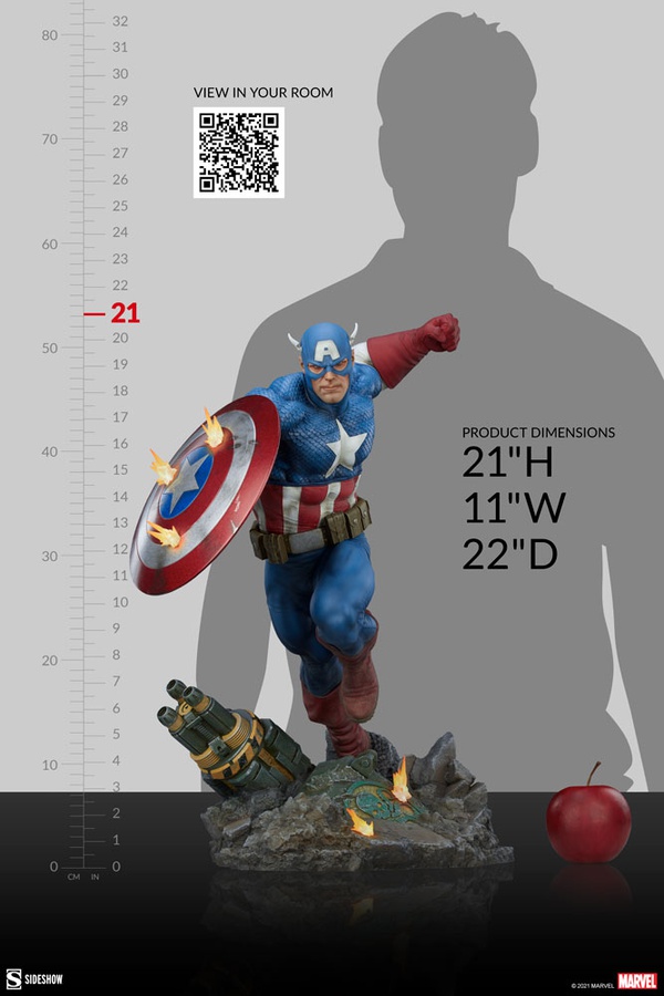 captain america premium format