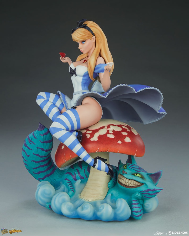 Fairytale Fantasies Collection Statue Alice In Wonderland Game Of Hearts  Edition 34 Cm Sideshow Collectibles