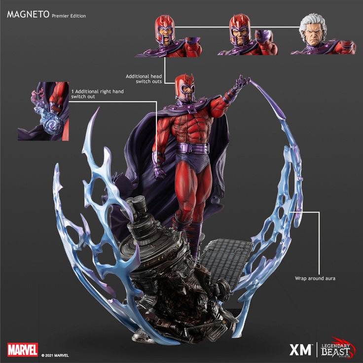 Magneto - 1:3 Scale - Premier Edition