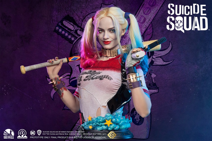 Harley Quinn - (Margot Robbie) - Life Size Bust