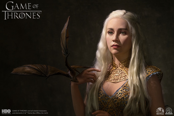 Mother of Dragons - Daenerys Targaryen  (Emilia Clarke) - Life Size Bust