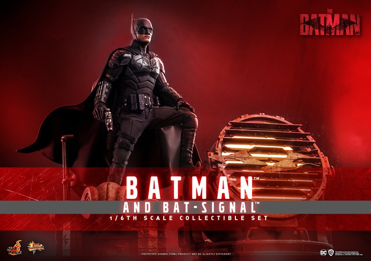 The Batman and Bat-Signal Set - 1:6 Scale