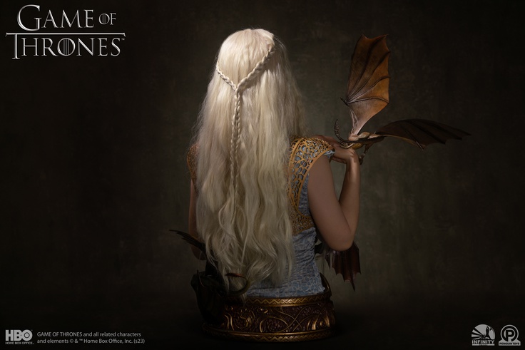 Mother of Dragons - Daenerys Targaryen  (Emilia Clarke) - Life Size Bust