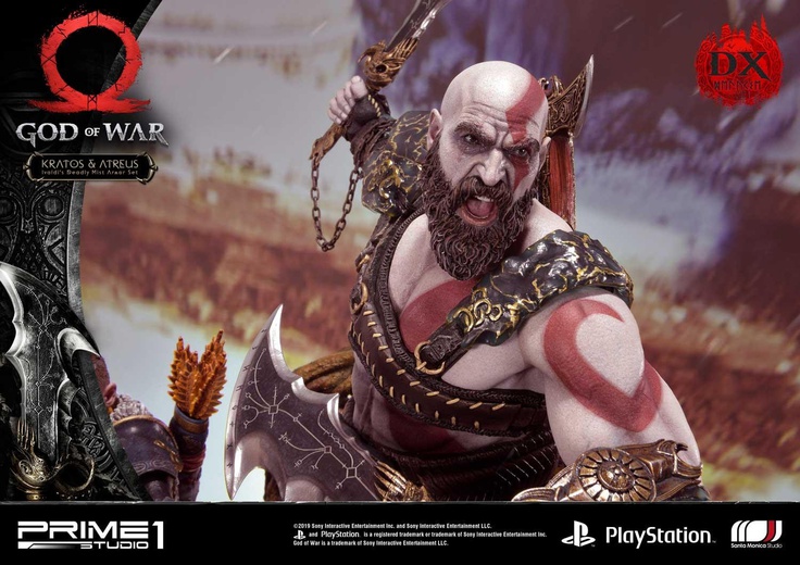 Kratos & Atreus Ivaldi's Deadly Mist Armor Set - DX ver