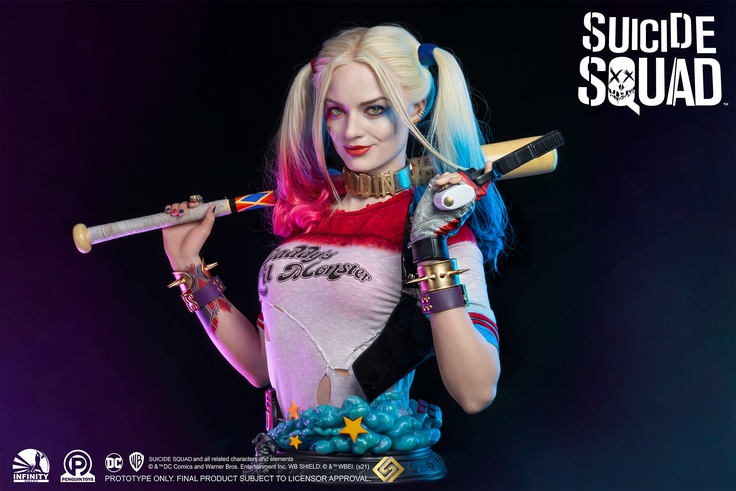 Harley Quinn - (Margot Robbie) - Life Size Bust