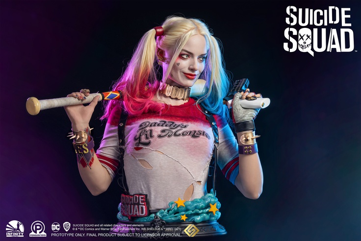 Harley Quinn - (Margot Robbie) - Life Size Bust