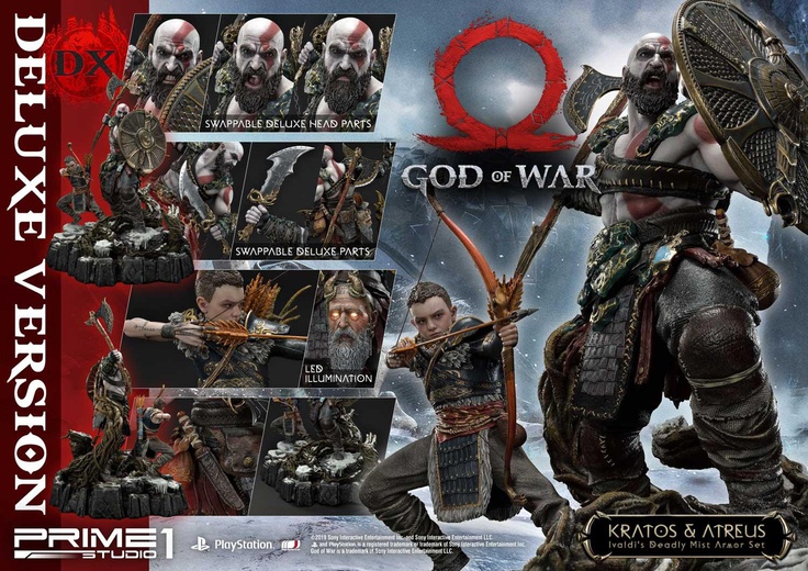 Kratos & Atreus Ivaldi's Deadly Mist Armor Set - DX ver