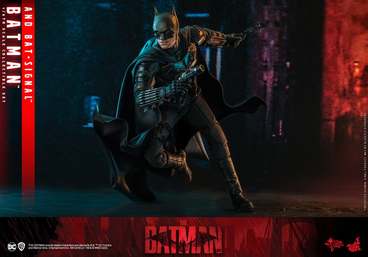 The Batman and Bat-Signal Set - 1:6 Scale
