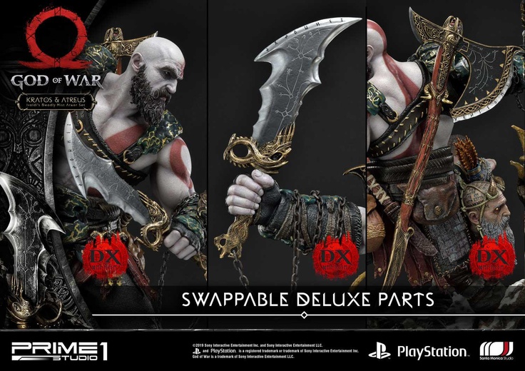 Kratos & Atreus Ivaldi's Deadly Mist Armor Set - DX ver