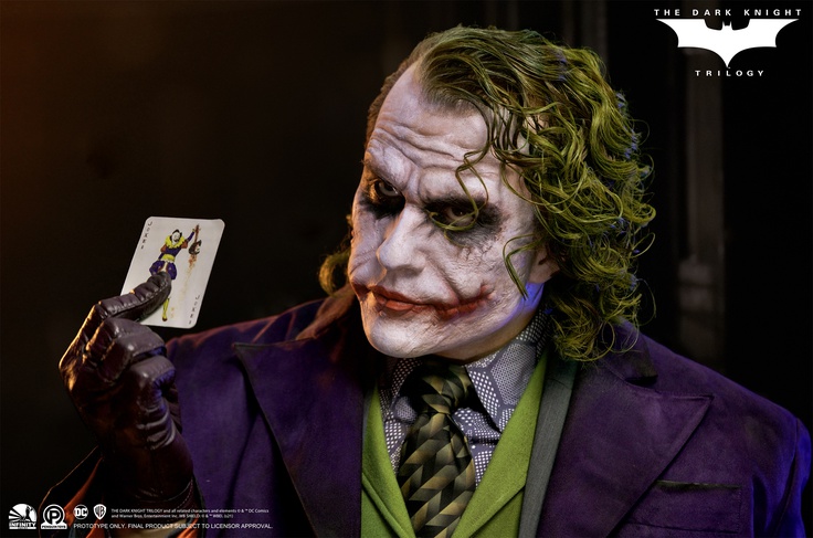 The Joker - (Heath Ledger) - Life Size Bust