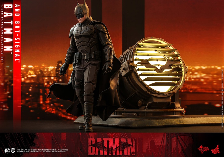 The Batman and Bat-Signal Set - 1:6 Scale