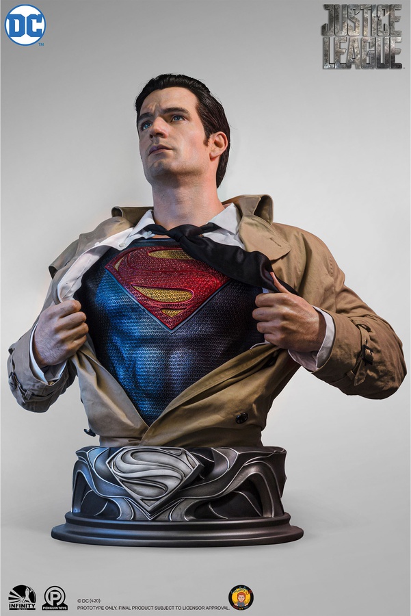 Superman Bust Henry Cavill DC Rare 10 1:2 Statue Limited