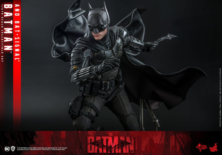 The Batman and Bat-Signal Set - 1:6 Scale