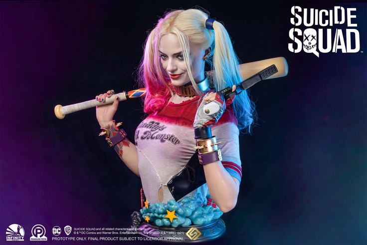 Harley Quinn - (Margot Robbie) - Life Size Bust