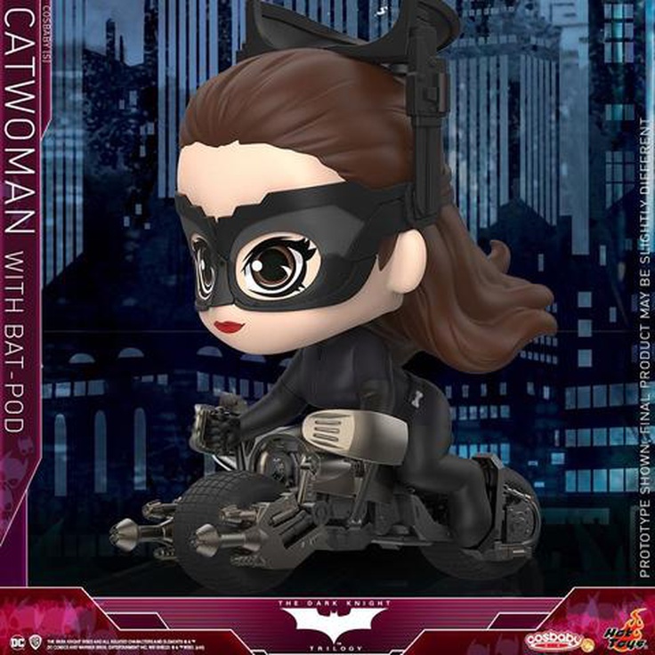 catwoman batpod statue