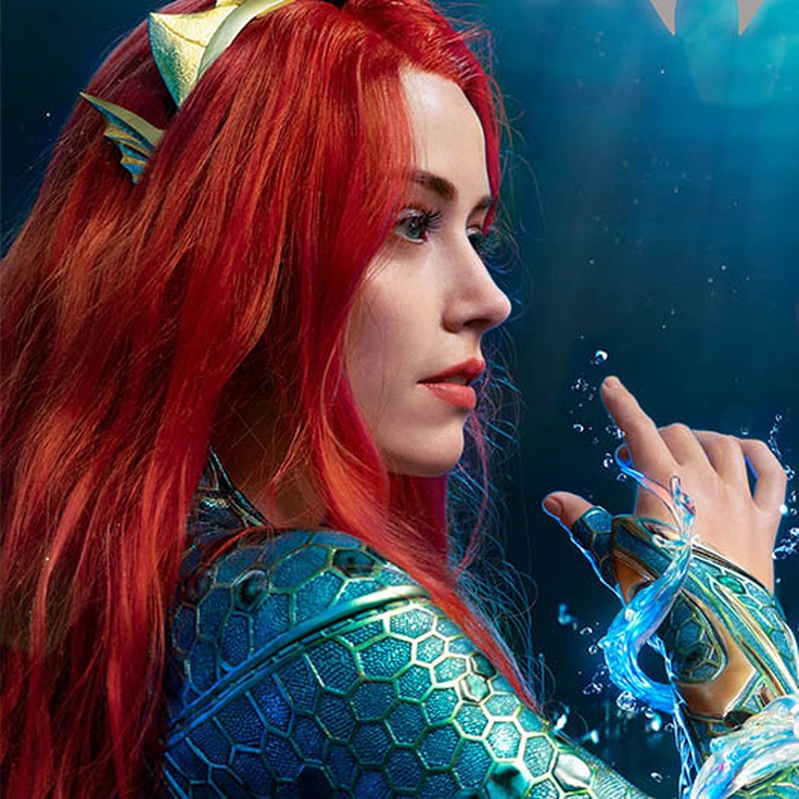 Mera - (Amber Heard) - Life Size bust