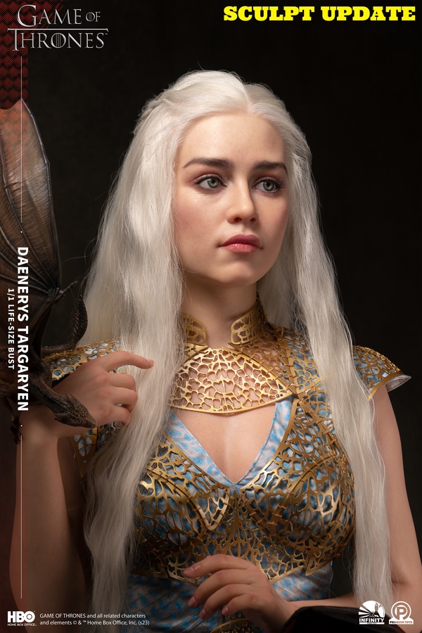 Mother of Dragons - Daenerys Targaryen  (Emilia Clarke) - Life Size Bust