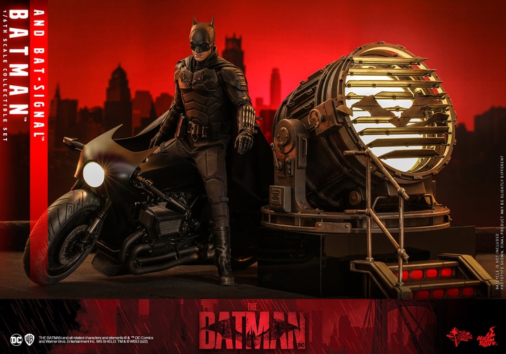 The Batman and Bat-Signal Set - 1:6 Scale