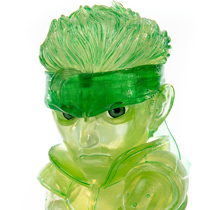 Metal Gear Solid, Solid Snake Stealth Camouflage Neon Green Edition
