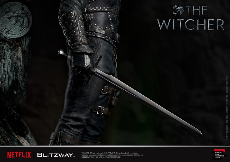 The Witcher - Geralt of Rivia (Henry Cavill) 1/4 Scale Statue