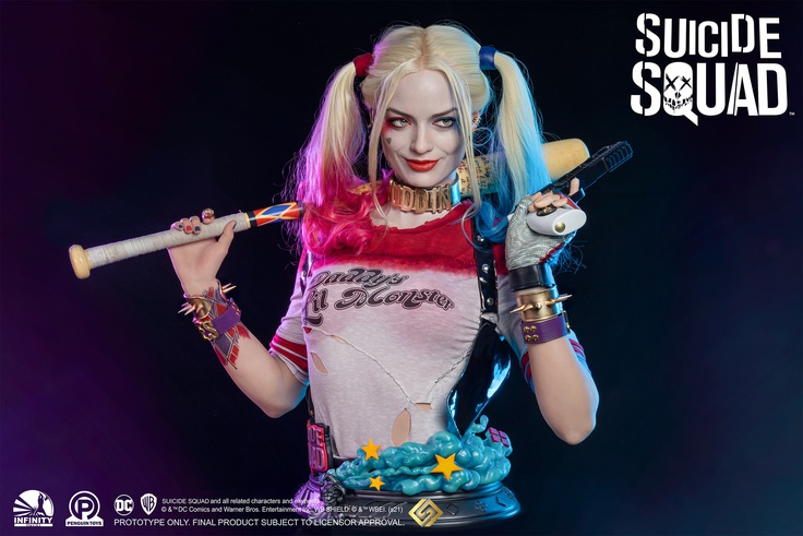 Harley Quinn - (Margot Robbie) - Life Size Bust