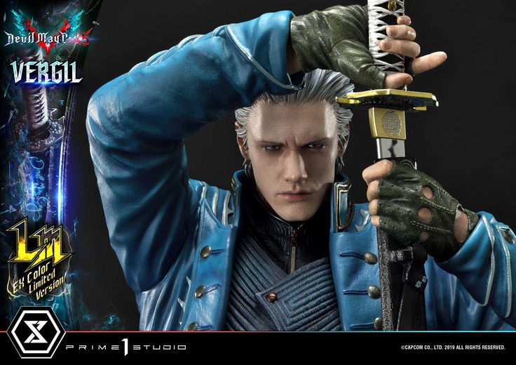 Devil May Cry 5 Nero EX Color Version Ultimate Premium Masterline 1:4 Scale  Statue