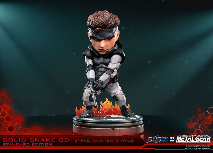 Metal Gear Solid Solid Snake 8 PVC Statue