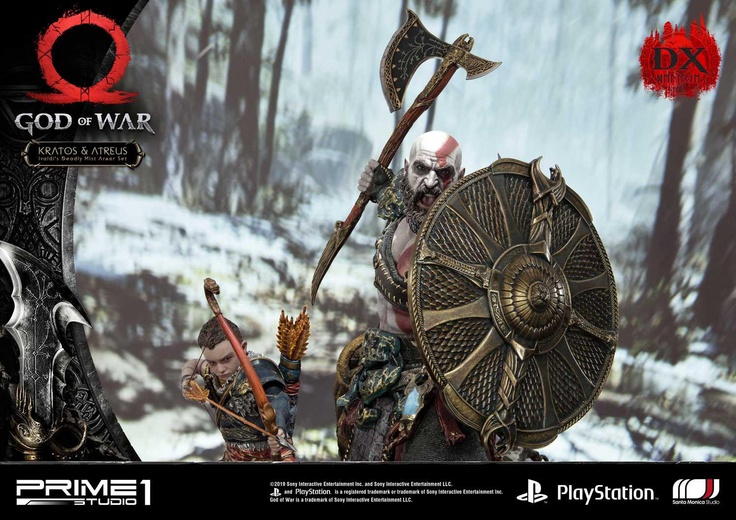 Kratos & Atreus Ivaldi's Deadly Mist Armor Set - DX ver
