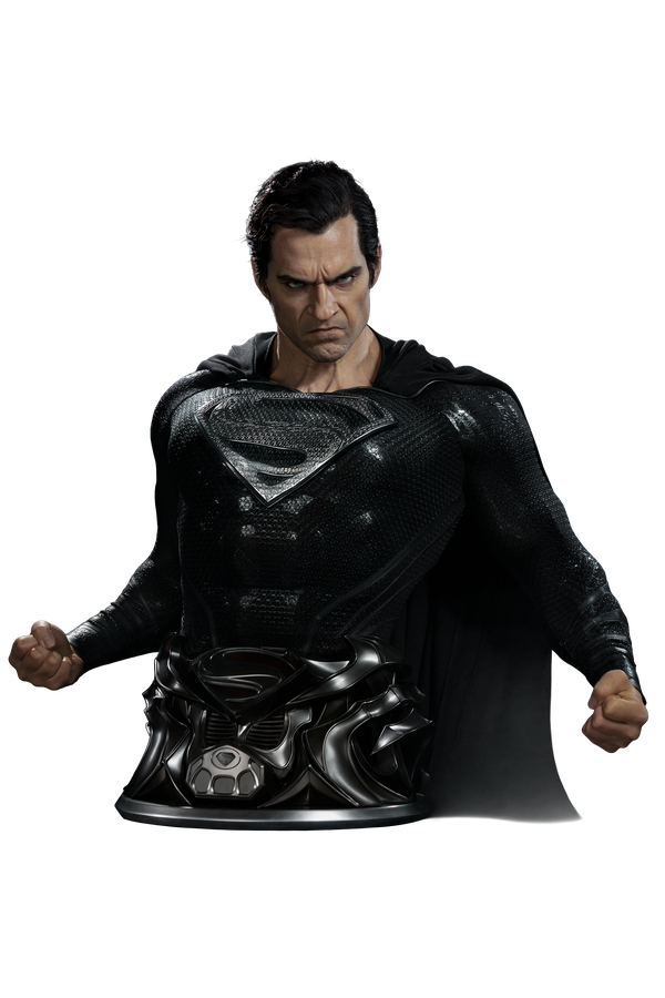 Henry Cavill Superman in a cyberpunk style armor and