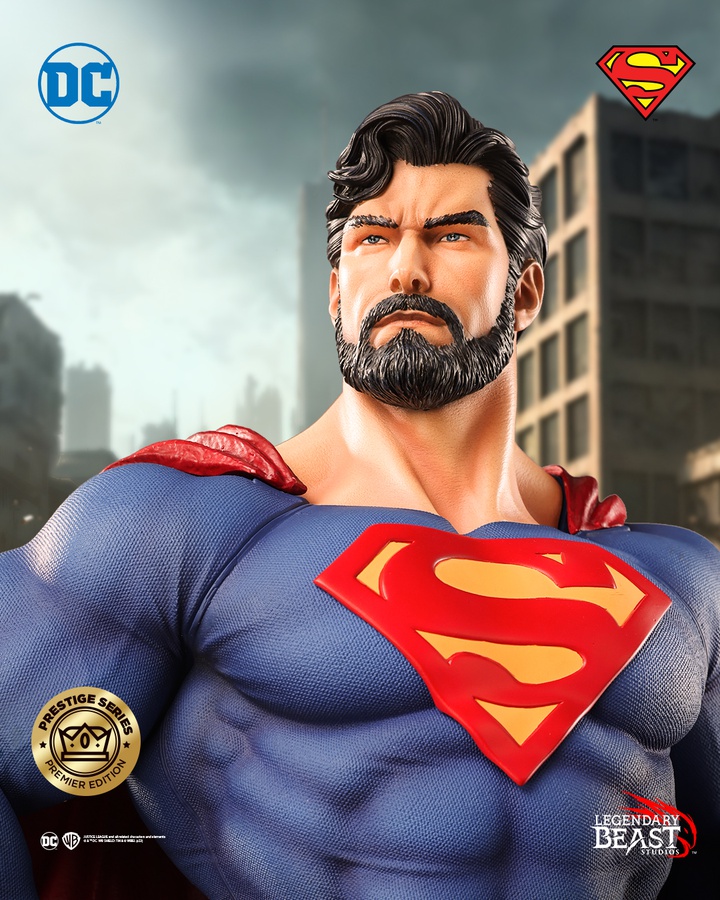 Superman Dark Blue Suit (Premier) Prestige Series 1/3 Scale Statue