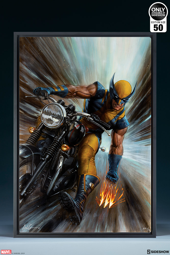 Return of Wolverine HD Aluminum Metal Variant Art Print (Black/White Frame)